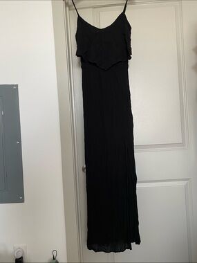 Mudd Black Spaghetti Strap Maxi Dress